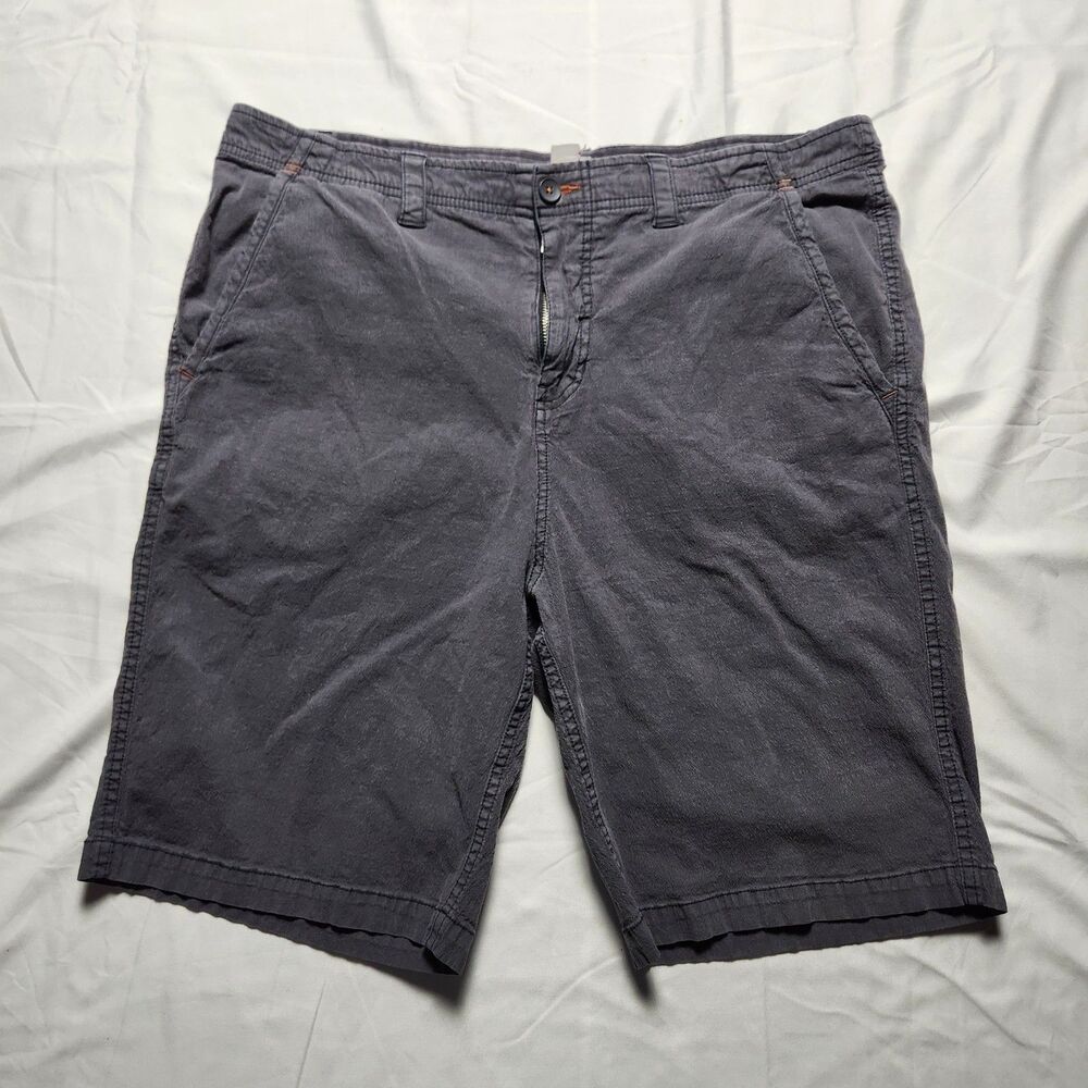 Carbon 2 Cobalt Mens 35x9 Effortlessly Cool Flat Front Stretch Shorts Grey